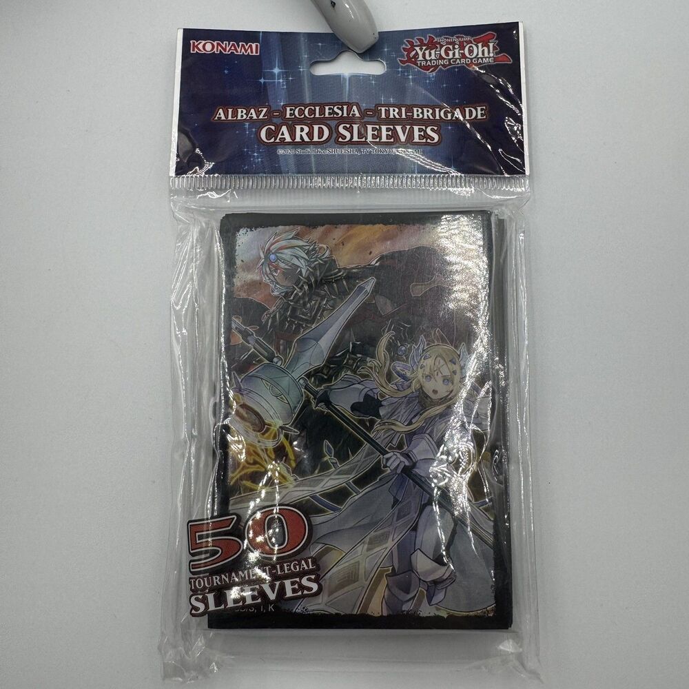 KONAMI YUGIOH ALBAZ - ECCLESIA - TRI-BRIGADE DECK PROTECTORS/CARD SLEEVES 50ct
